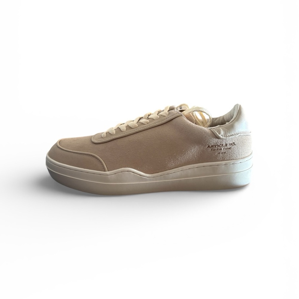Article No.  Men's Beige Sneakers New with Box and dust bag.